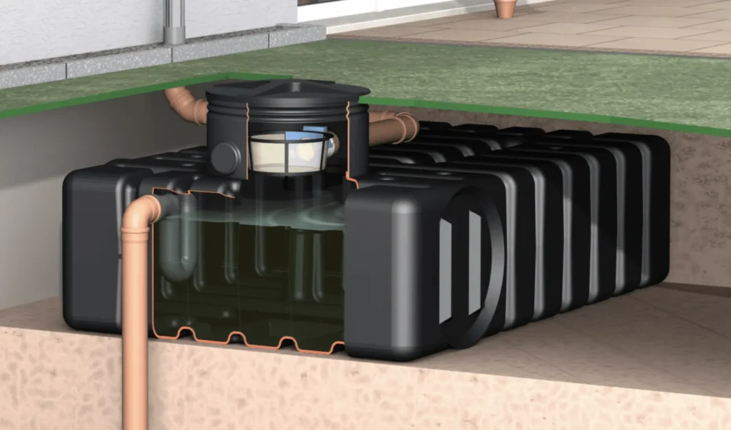 Goede filterinstallatie om regenwaterput reinigen prijs te verlagen door minder onderhoud nodig te hebben.